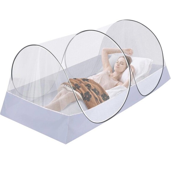 Other - Extra Large Pop up Mosquito Tent, Portable Foldable Mosquito Net for Bed Camping